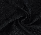 Jacquard cloquÉ geomÉtrico negro